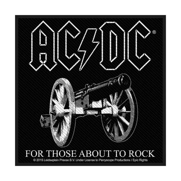 AC/DC För dig som är på väg till Rock Patch Black One Size