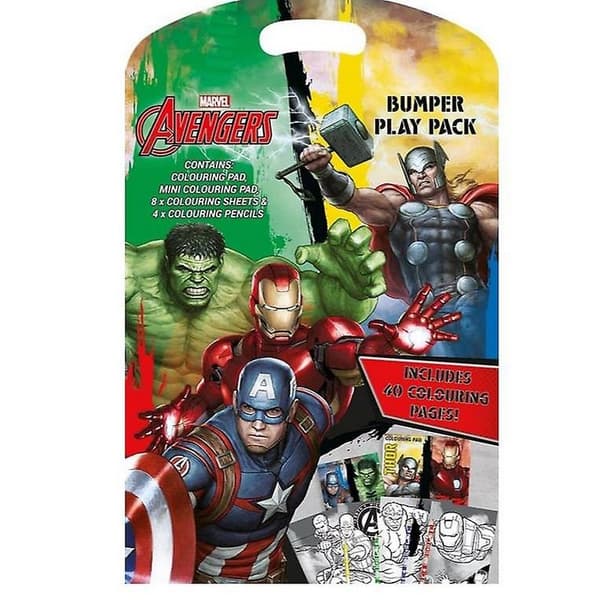 Marvel Avengers Colouring Set (Pack of 14) Multicoloured One Size