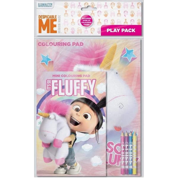 Despicable Me Fluffy Activity Kit Pink One Size