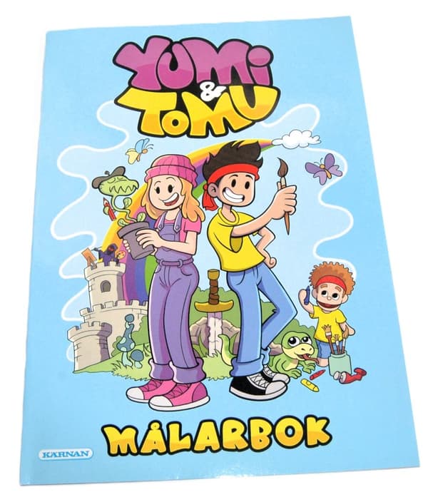 Yumi & Tomu Målarbok