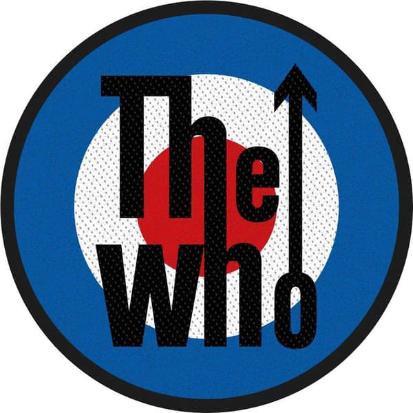 The Who Woven Target Patch Blue/White/Black One Size