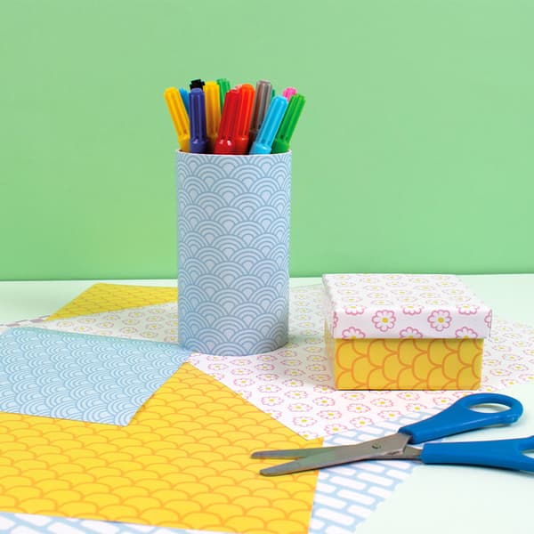 Designpapir selvklebende 25-pakk Playbox