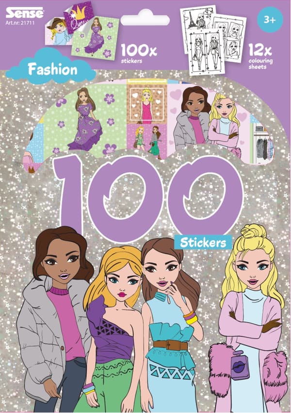 Klistermärken Fashion 100-p Sense