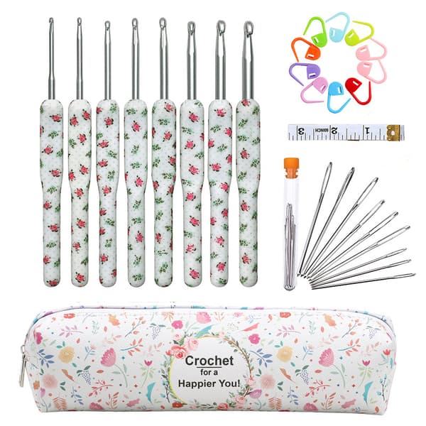 INF Virkkuukoukkusetti Poke Poke -kirjonta DIY -setti