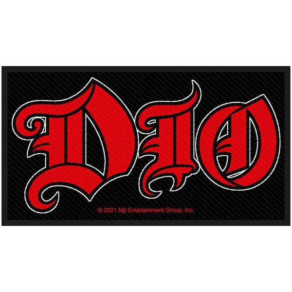 Dio Logo Woven Standard Patch Black/Red One Size