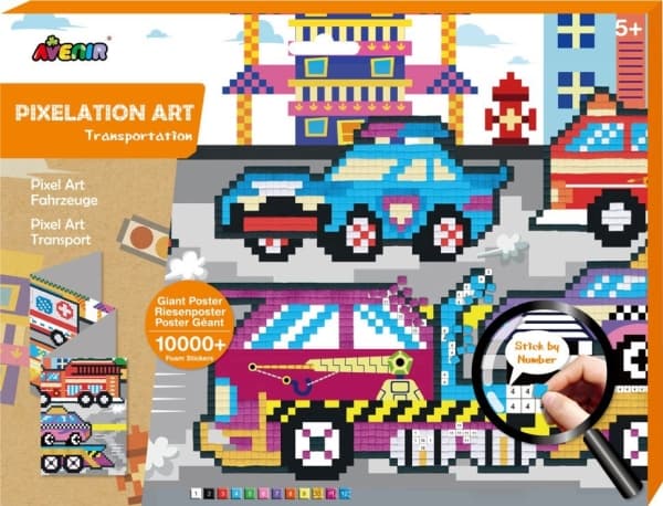 AVENIR-sett “Pixel Art: Vehicles”