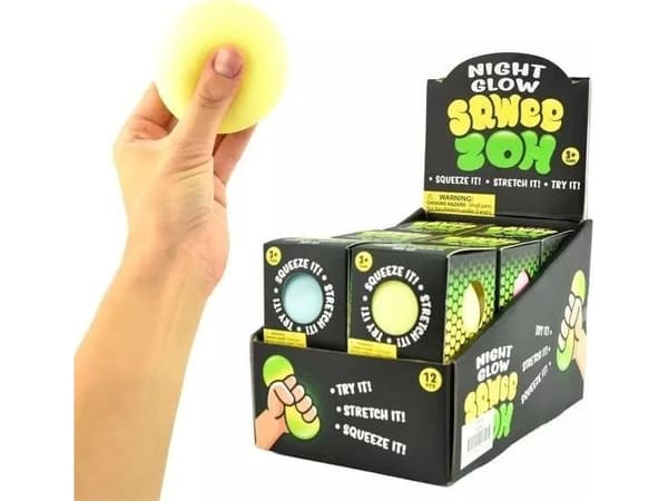 NEON sensorisk squishy mix som lyser i mörkret