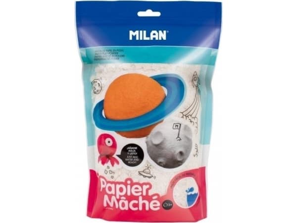 Mache papir hvit 200g MILAN