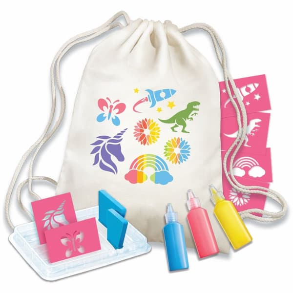 Hobbysett Tekstiltrykk Stencil Backpack Printing 4M