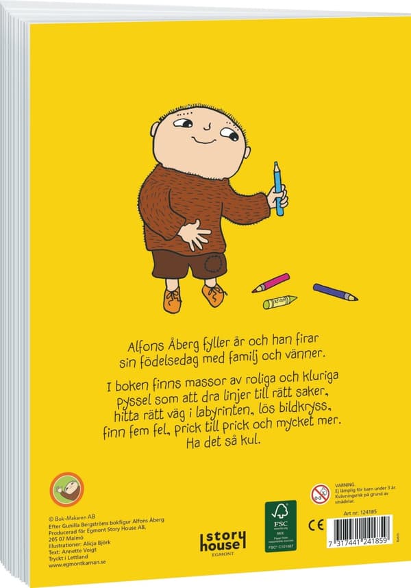 Måla och pyssla med Alfons Åberg