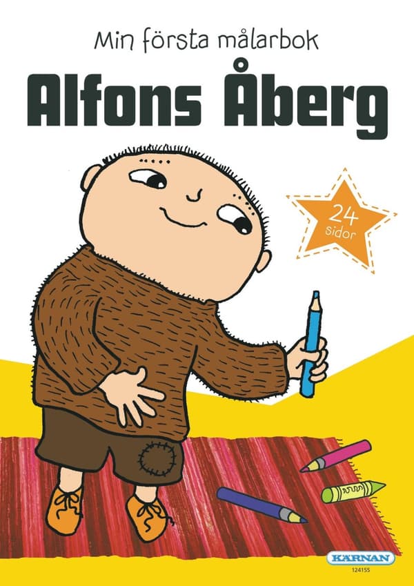 Alfons Åberg Min första Målarbok