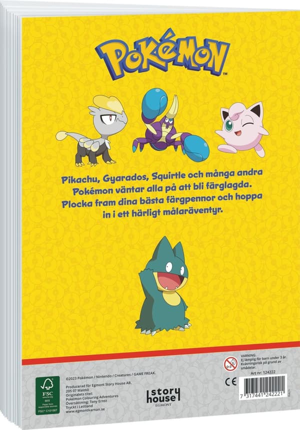 Pokemon Målarbok Kärnan