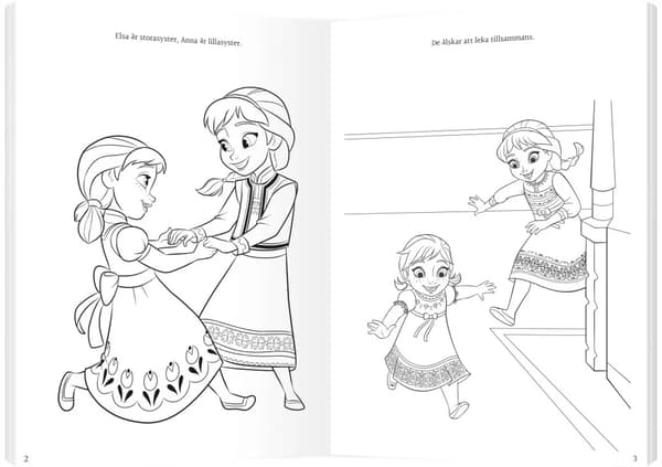 Målarbok Disney Frost extra tjock, Kärnan
