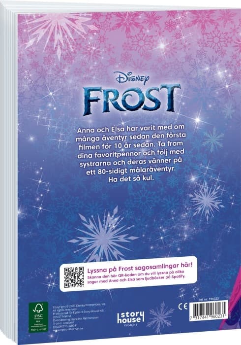 Målarbok Disney Frost extra tjock, Kärnan