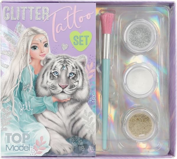 TOPModel FANTASY TIGER - kimalletatuointisetti
