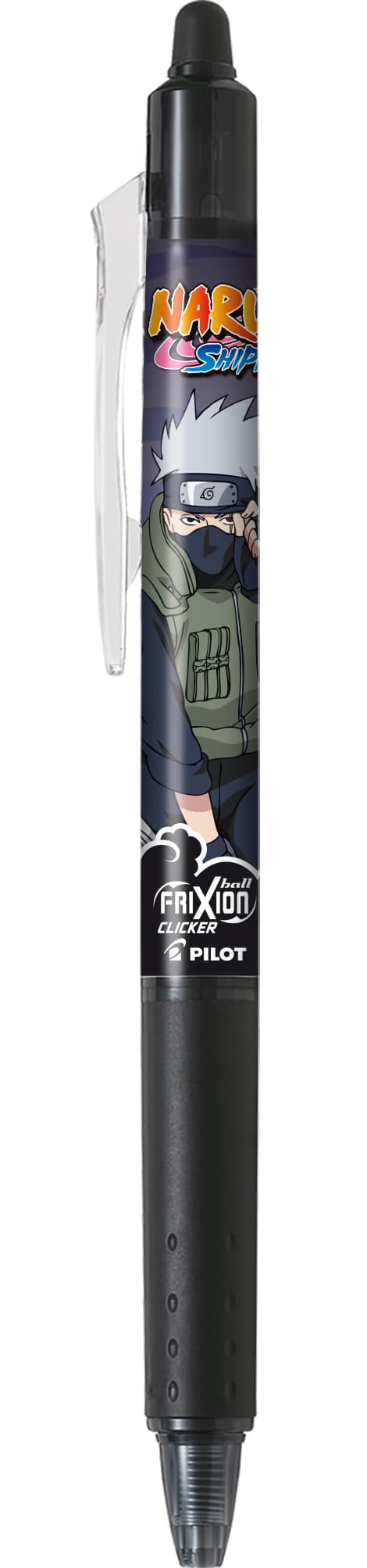 Bläckpenna Frixion Clicker 0,7 Naruto 3-p Pilot
