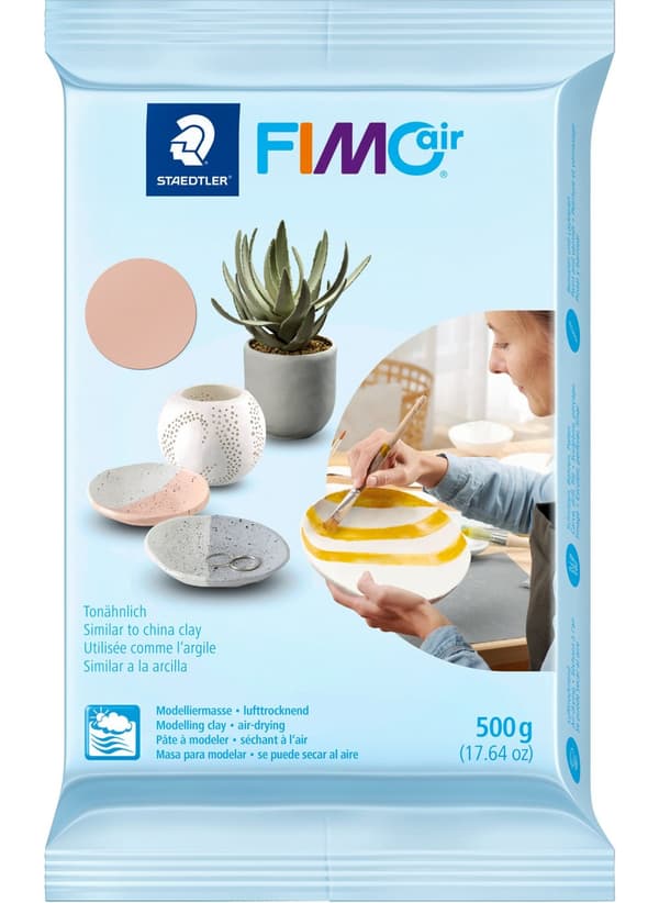 FIMO Air modellera 500g Ljusrosa Staedtler