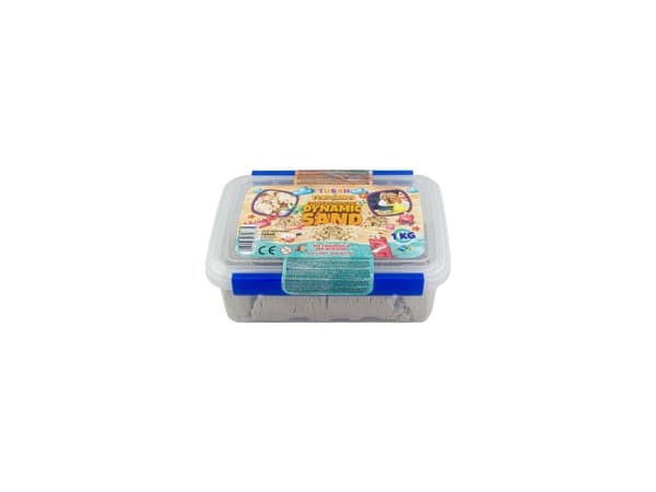 TUBAN Dynamic Sand 1kg laatikossa, naturlig