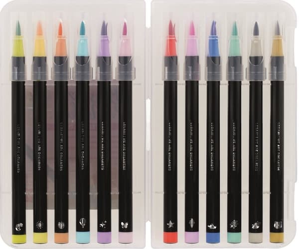 Brush Markers Pastellfärger 12-pack Legami