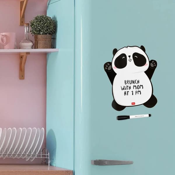 Magnetisk Whiteboard Tavla Panda 28 cm Legami