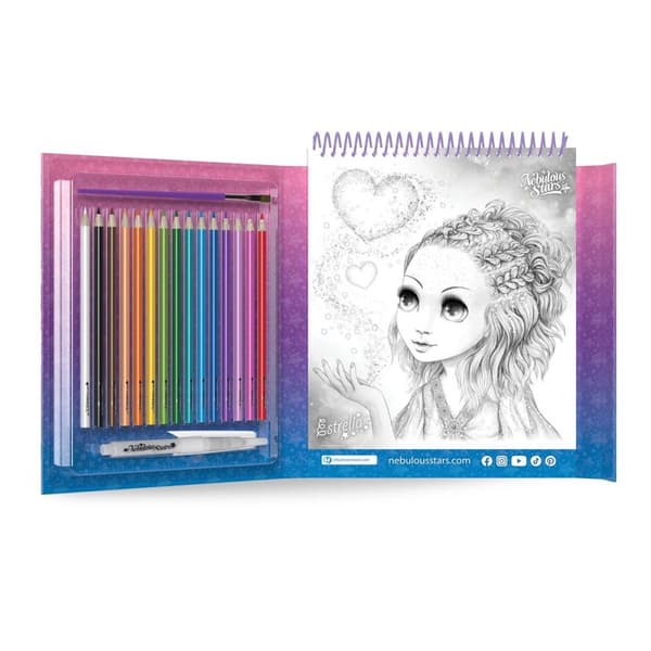 Nebulous Stars Watercoloring Book Set