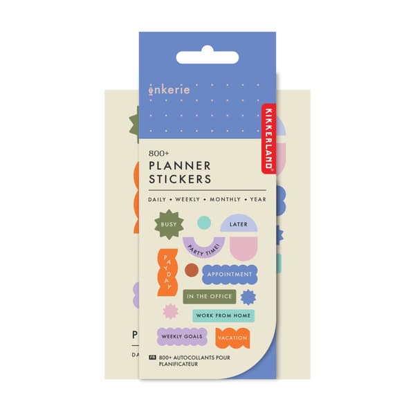 Klistremerker Bullet Journal Inkerie 800-pack