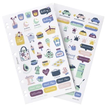 Klistremerker A5/Personal Bullet Journal Home 284-pack