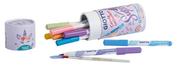 Brushpen Candy Collection i etuirör 12-pack Giotto Turbo