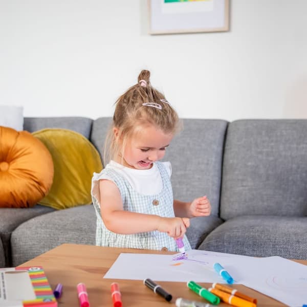 Tuschpennor Junior från 2 år 12-pack Tiger Tribe