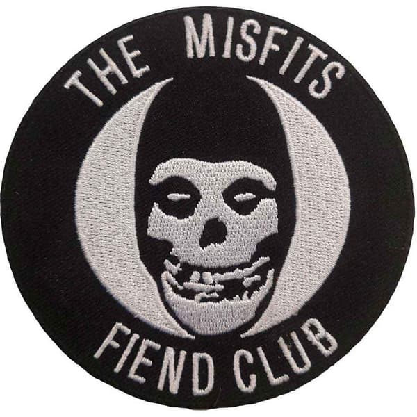 Misfits Fiend Club Woven Standard Patch Black/Grey One Size