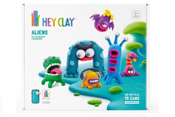 Hey Clay Alien 15-pakning 15 bokser 15019CEE15