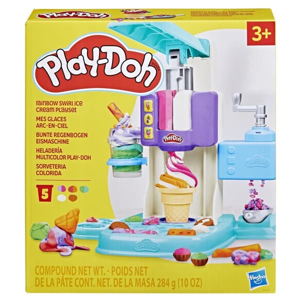 Play-Doh Rainbow Swirl Glassmaskin Lekset Play-Doh Rainbow Swirl Glassmaskin Lekset
