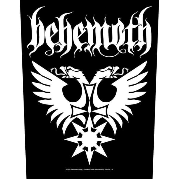 Behemoth Eagle Patch Black/White One Size
