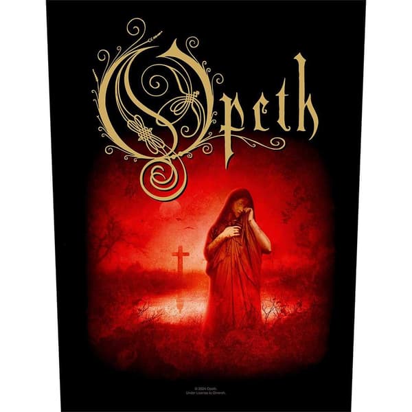 Opeth Still Life Patch Black/Red One Size