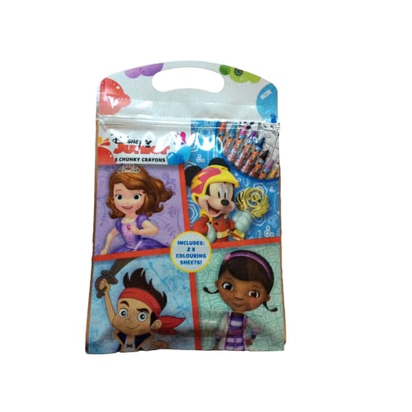 Disney Junior Characters Colouring Set Multicoloured One Size