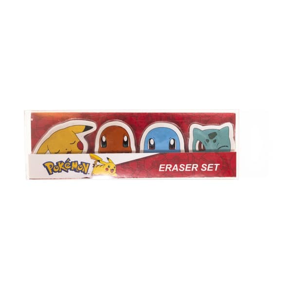 Pokémon Viskelær 4-pakning