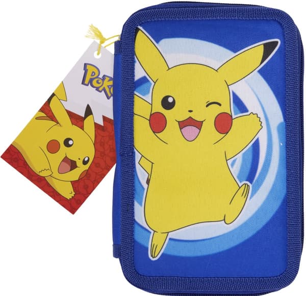 Pokémon Dubbelt pennfodral med innehåll