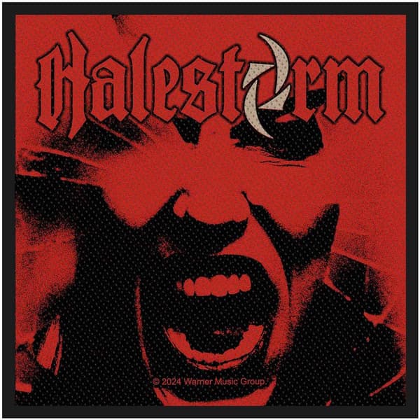 Halestorm Back From The Dead Woven Patch Red/Black One Size