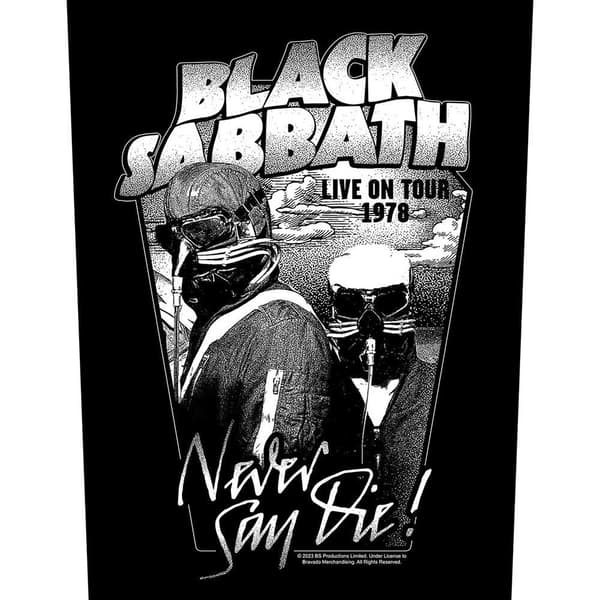 Black Sabbath Never Say Die Patch