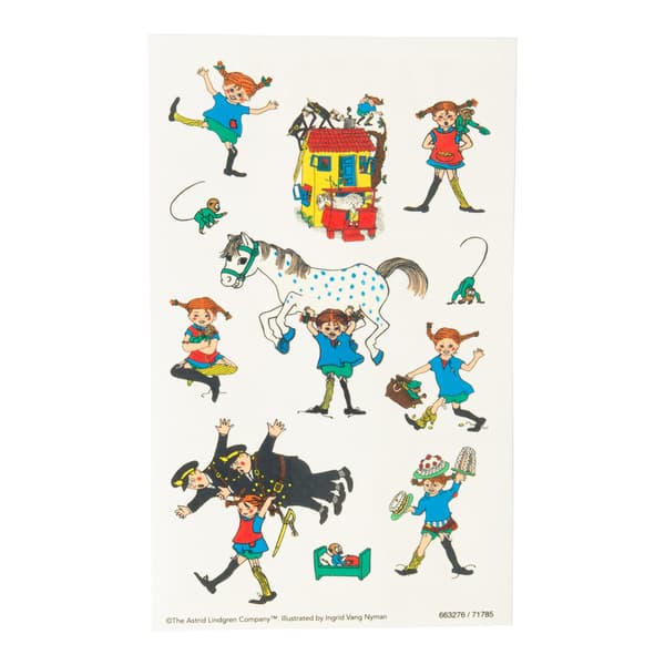 Tatueringar Pippi 1 ark