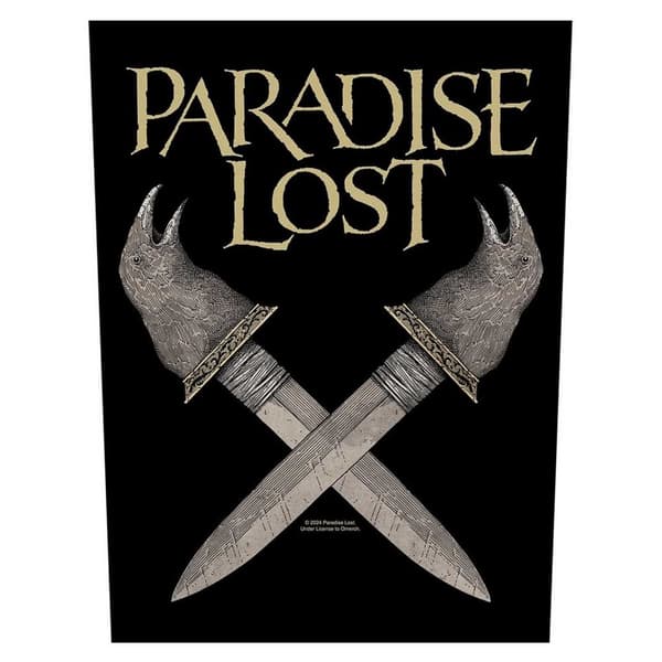 Paradise Lost Obsidian Dagger Patch Black One Size