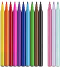 Miniatyrbillede 4 af 5: Tuschpenna Castle Unicorn 10+3 st glitterpennor Faber Castell