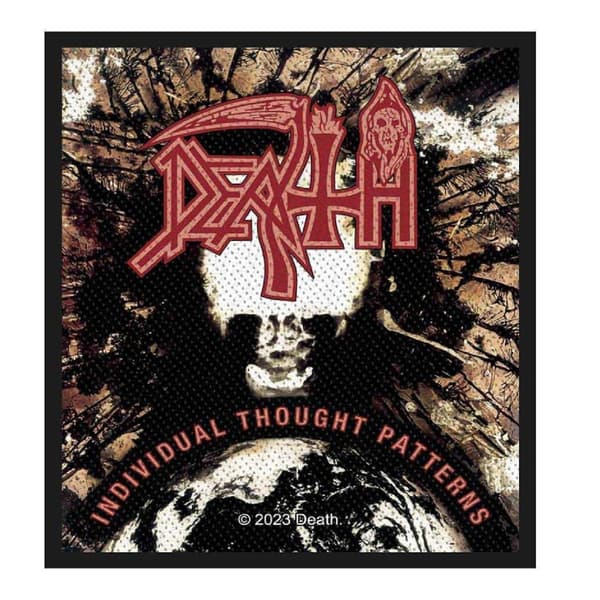 Death Individual Thought Patterns Woven Standard Patch