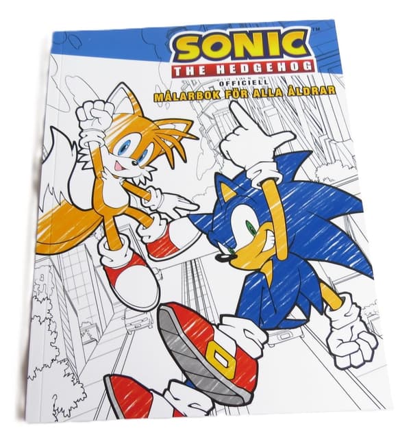 Sonic the Hedgehog : Målarbok