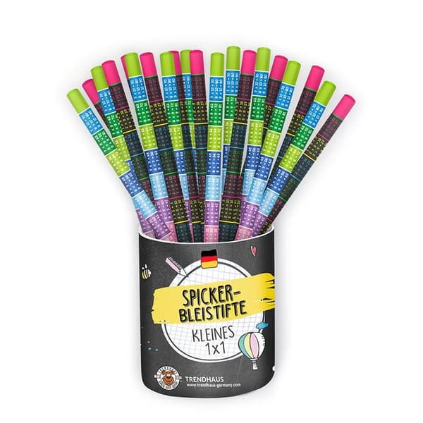 Blyertspenna med multiplikationstabell osorterade 1-pack Trendhaus