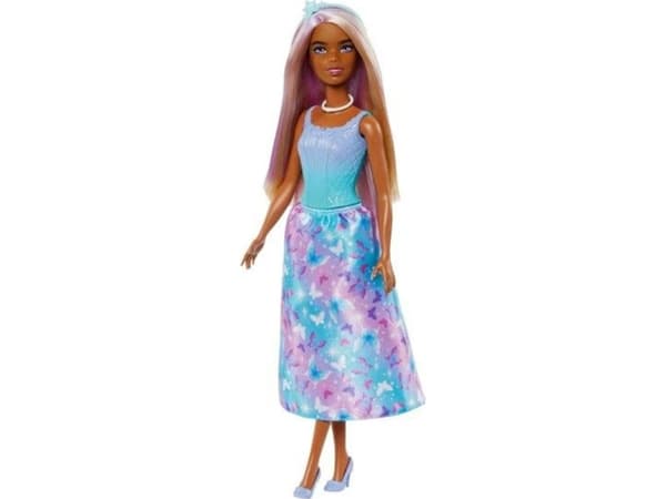 Mattel Barbie Princess Doll Blått og lilla antrekk
