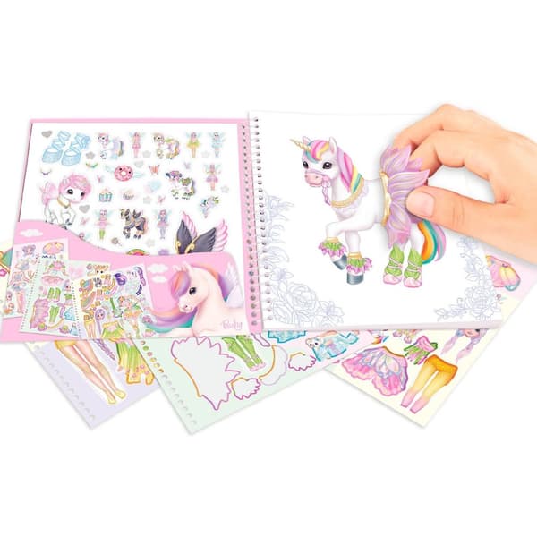 Ylvi Dress Me Up Stickersbok Rainbow