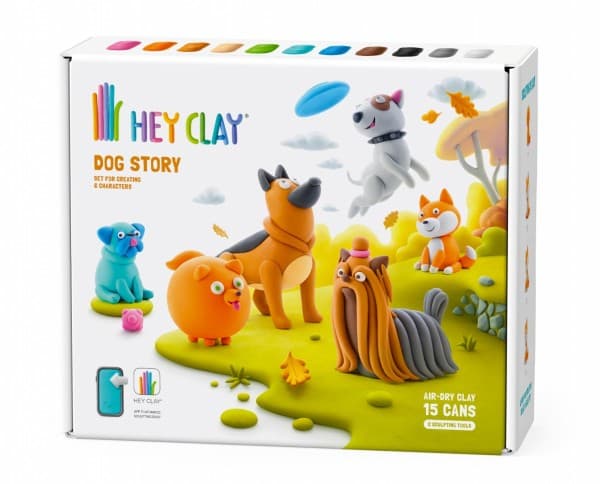 Hey Clay Plastic Mass Dogs 15 cans 15024CEE