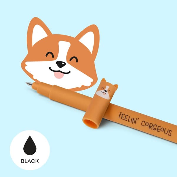 Gelpenna Raderbar Hund svart 1-pack Legami