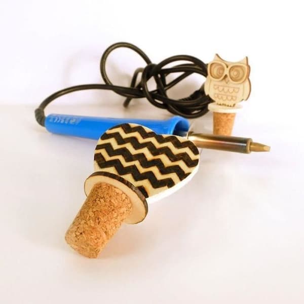 Pyrography discovery kit - Graine Créative - 7 tips + tillbehör